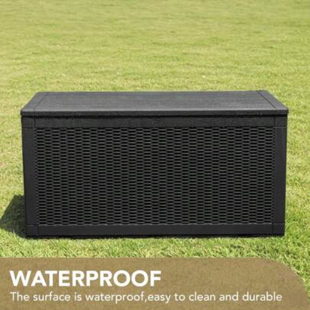 Outdoor Furniture Resin - Büyük Kilitlenebilir Dış Mekan Saklama Kutusu