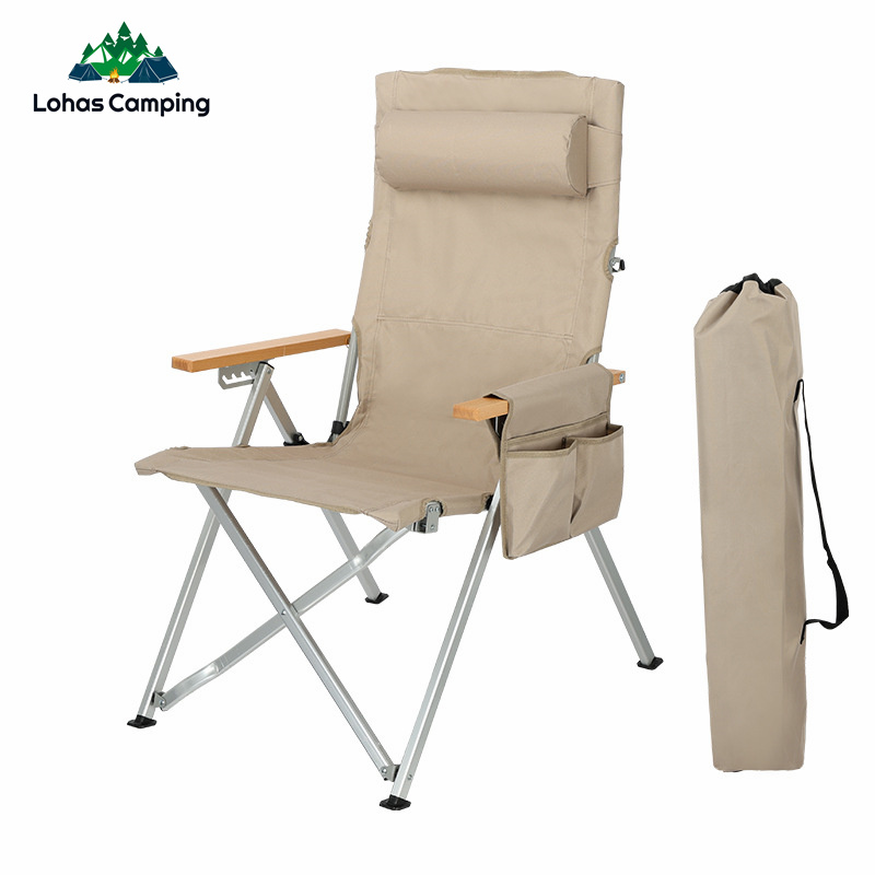 Outdoor Furniture Bench - Lohascamping Taşınabilir Ayarlanabilir Kol Sandalye bahçe