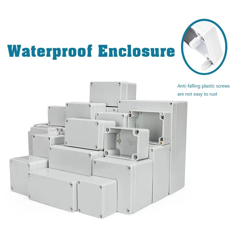 Outdoor Furniture Outlet - IP67 Gri/Şeffaf Kapaklı Dış Mekan Su