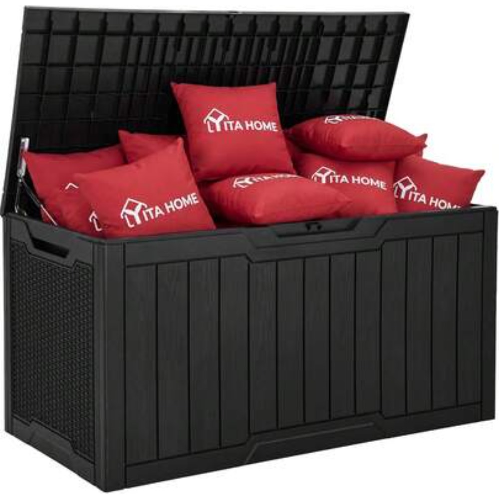 Outdoor Furniture Resin - 100 Galonluk Büyük Dış Mekan Saklama