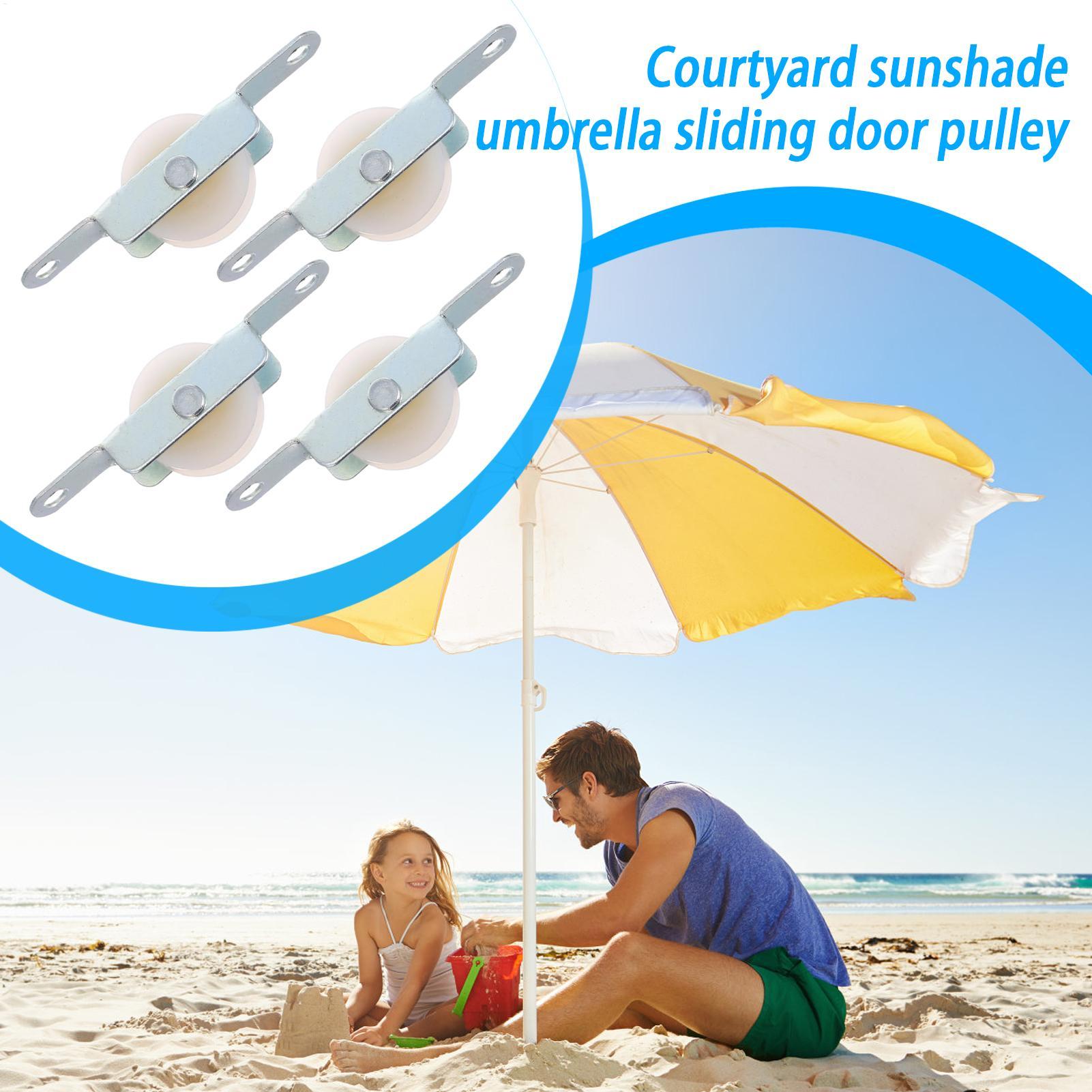 Outdoor Furniture Umbrella - 4 adet veranda şemsiye halat kasnak