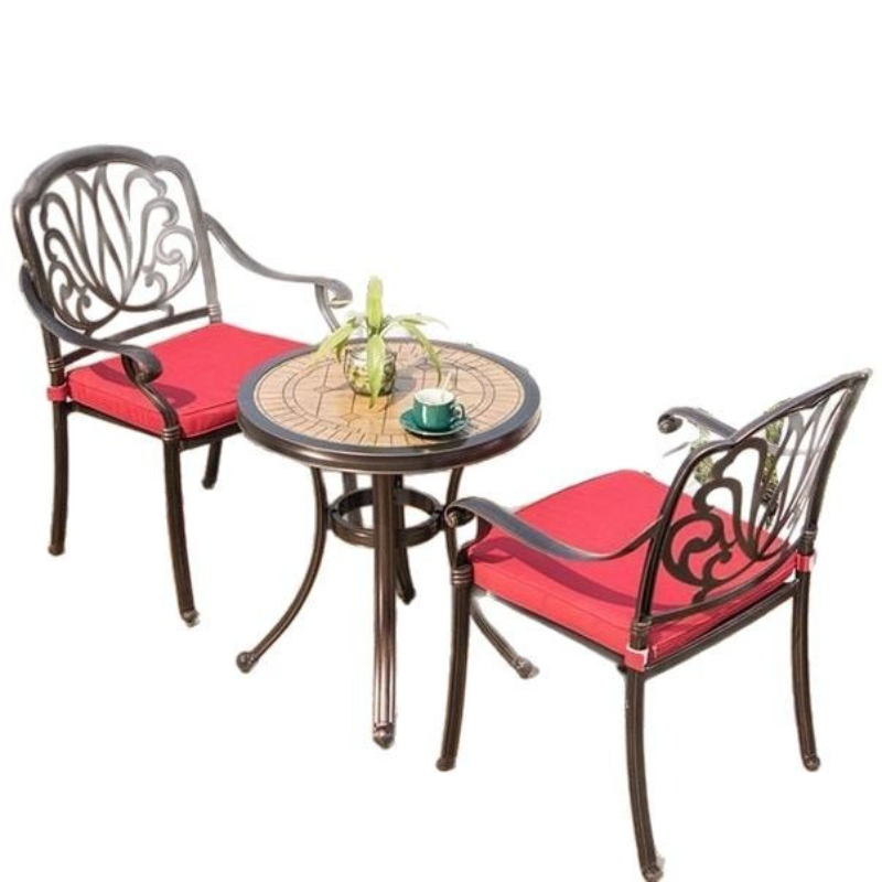 Outdoor Furniture One Piece - Dökme alüminyum bir masa avlu masası
