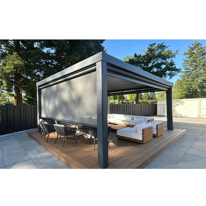 Outdoor Furniture Gazebo - # 6x6 3x3 Mobilya Modern Motorlu