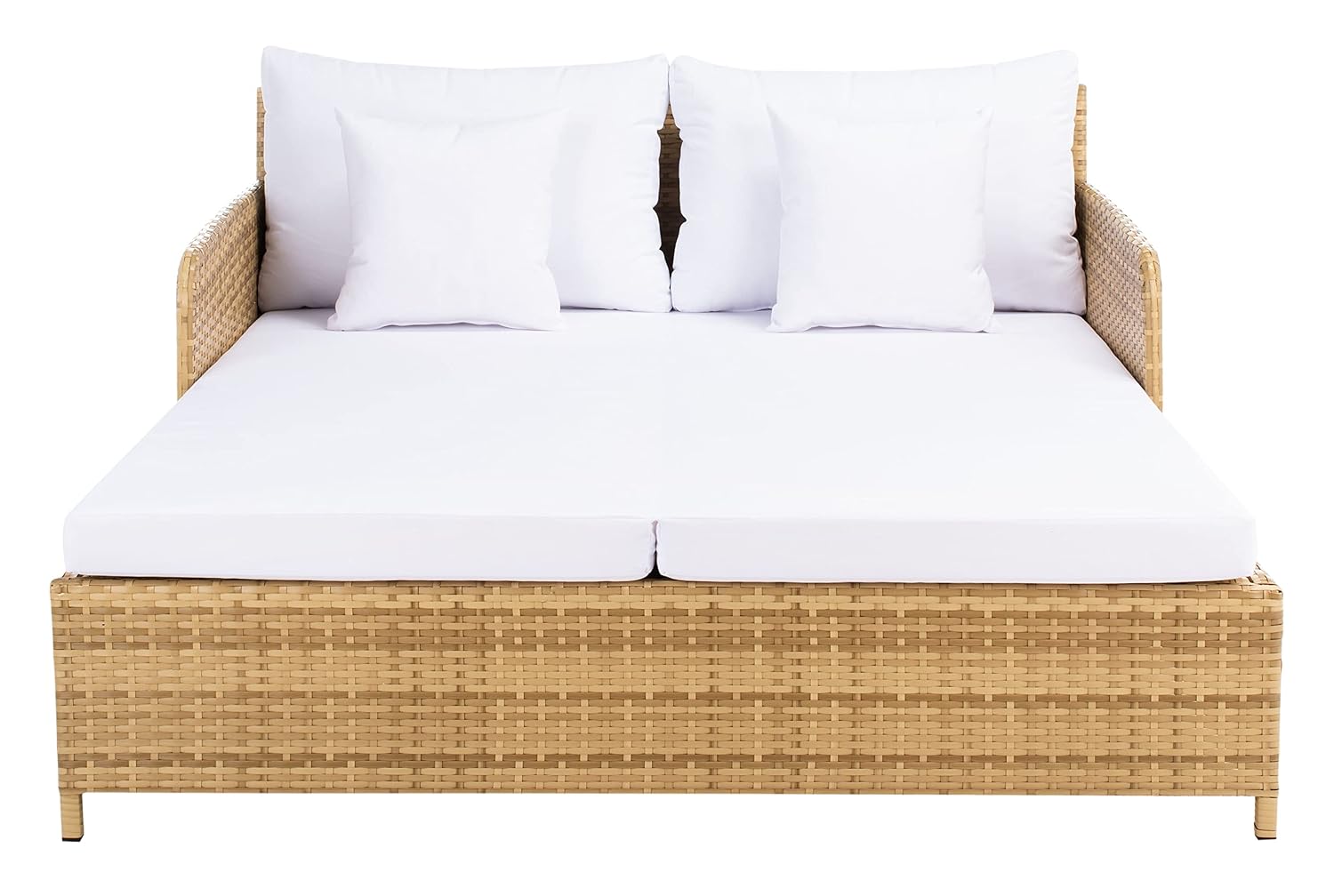 Outdoor Daybed Furniture - Dış Mekan Cadeo Şezlongu, Doğal ve