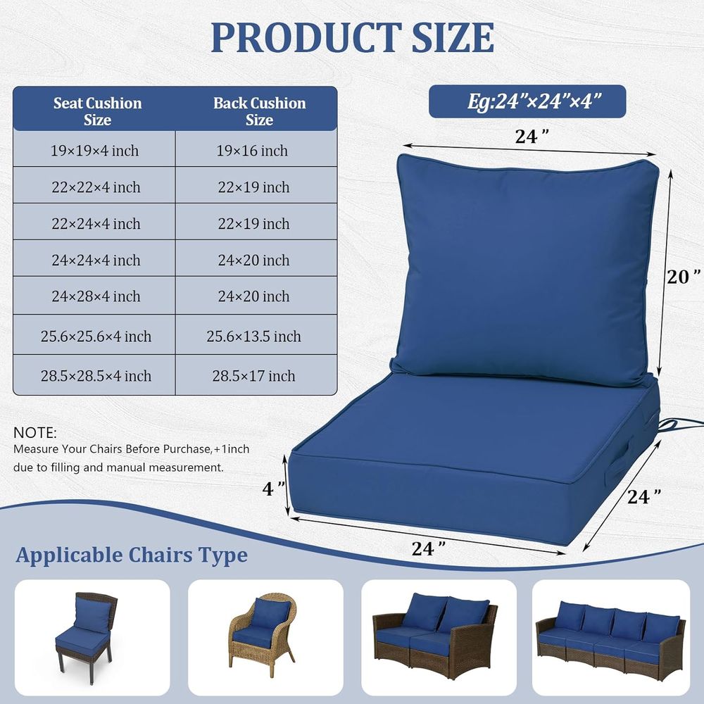24x24 Dış Mekan Derin Koltuk M - Outdoor Furniture Cushion incelemesi ve fiyatı