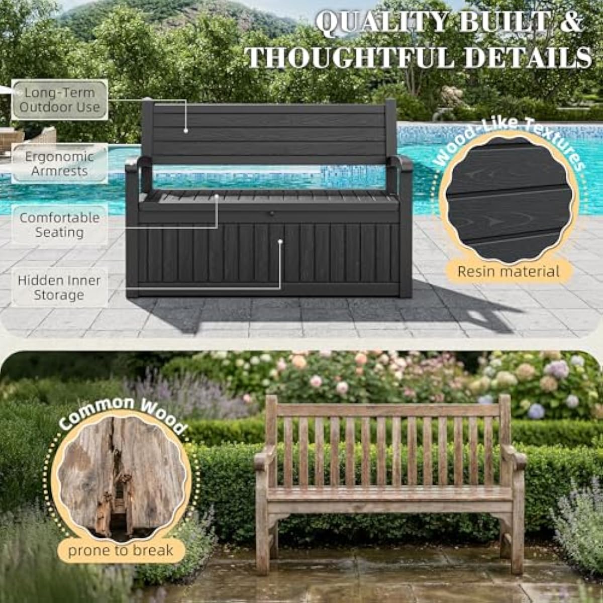 80 Galonluk, Dış Mekan Kullanı - Outdoor Furniture Resin incelemesi ve fiyatı