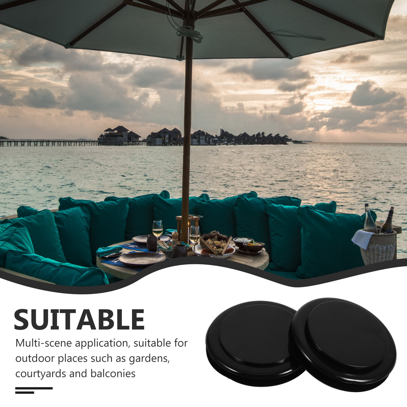 2'li Set Bahçe Masası Şemsiye  - Outdoor Furniture Umbrella incelemesi ve fiyatı
