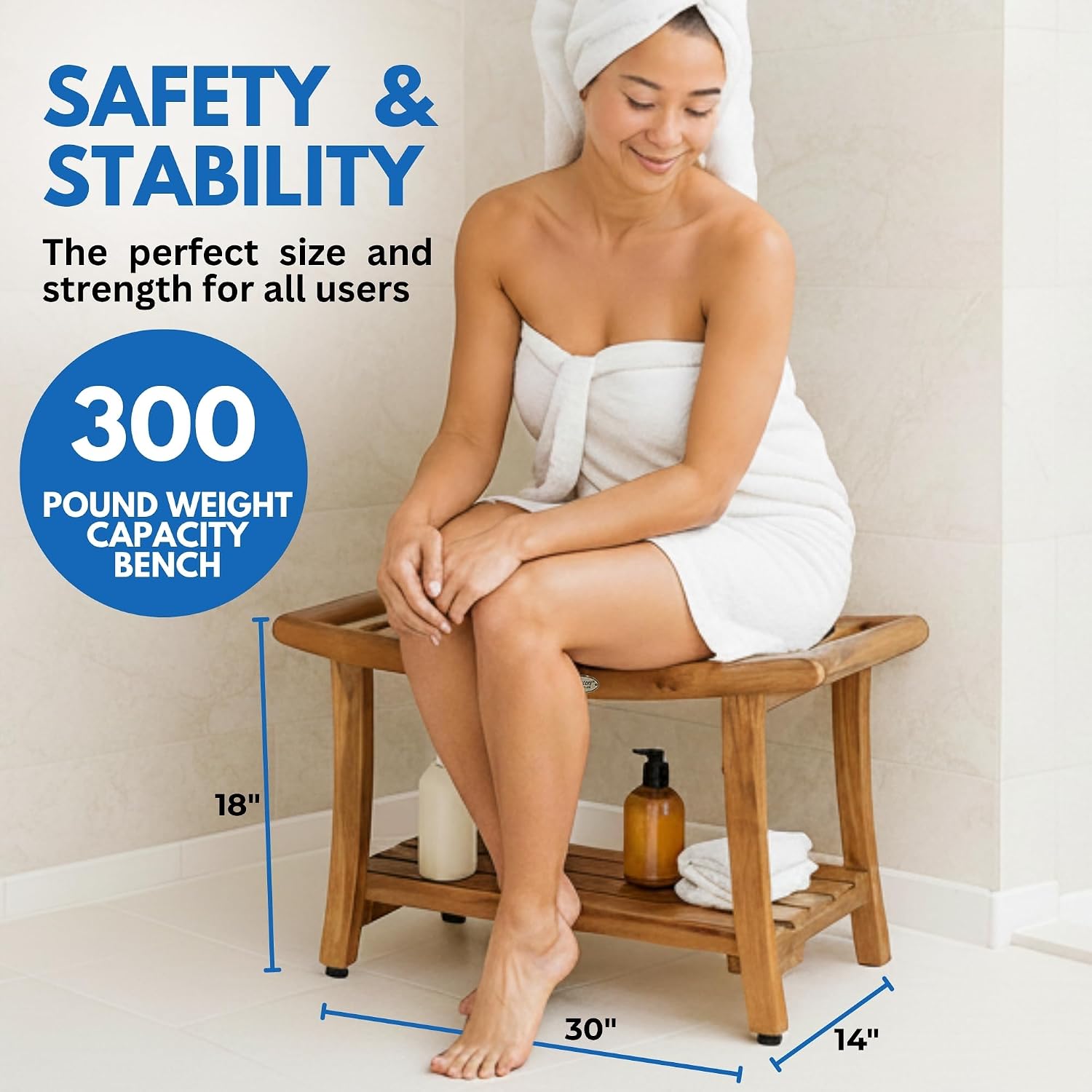 Tik ağacı duş bankı, spa banyo - Outdoor Furniture Bench incelemesi ve fiyatı