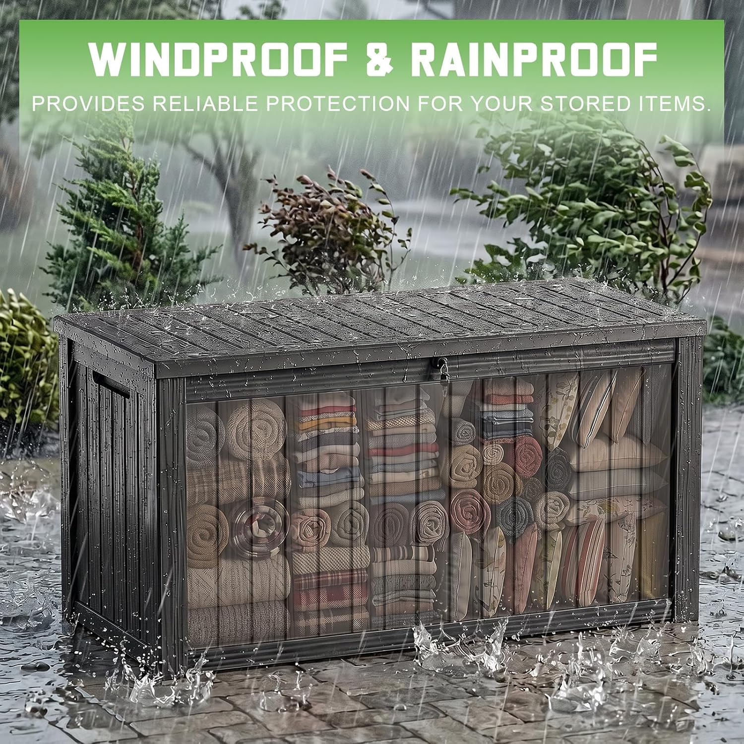 200 Galonluk Kilitlenebilir Re - Outdoor Furniture Resin incelemesi ve fiyatı