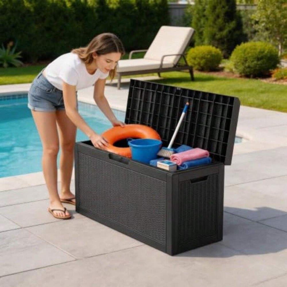 Dış Mekan Saklama Kutusu, Su G - Outdoor Furniture Resin incelemesi ve fiyatı