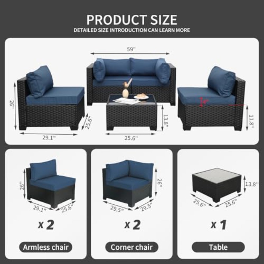 Dış Mekan 5 Parça Veranda Mobi - Outdoor Furniture Resin incelemesi ve fiyatı