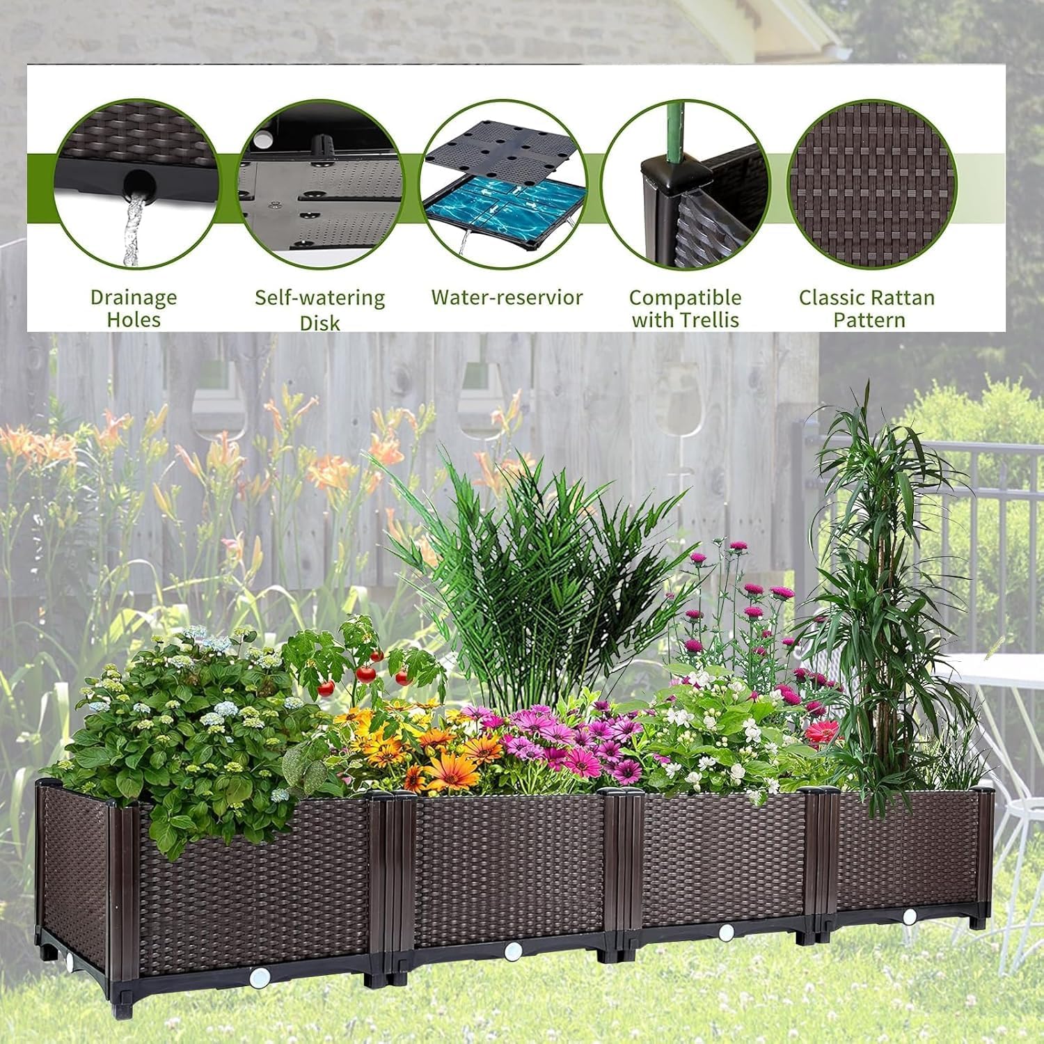Kendi Kendine Sulanan Yükselti - Outdoor Daybed Furniture incelemesi ve fiyatı
