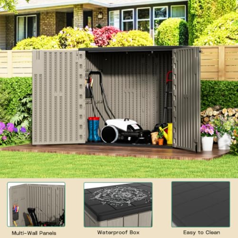 Dış Mekan Yatay Depolama Kulüb - Outdoor Furniture Resin incelemesi ve fiyatı